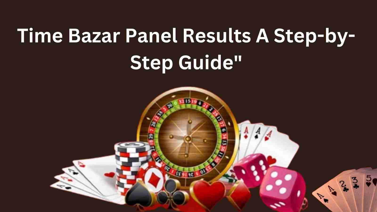 image of Time Bazar Panel Results