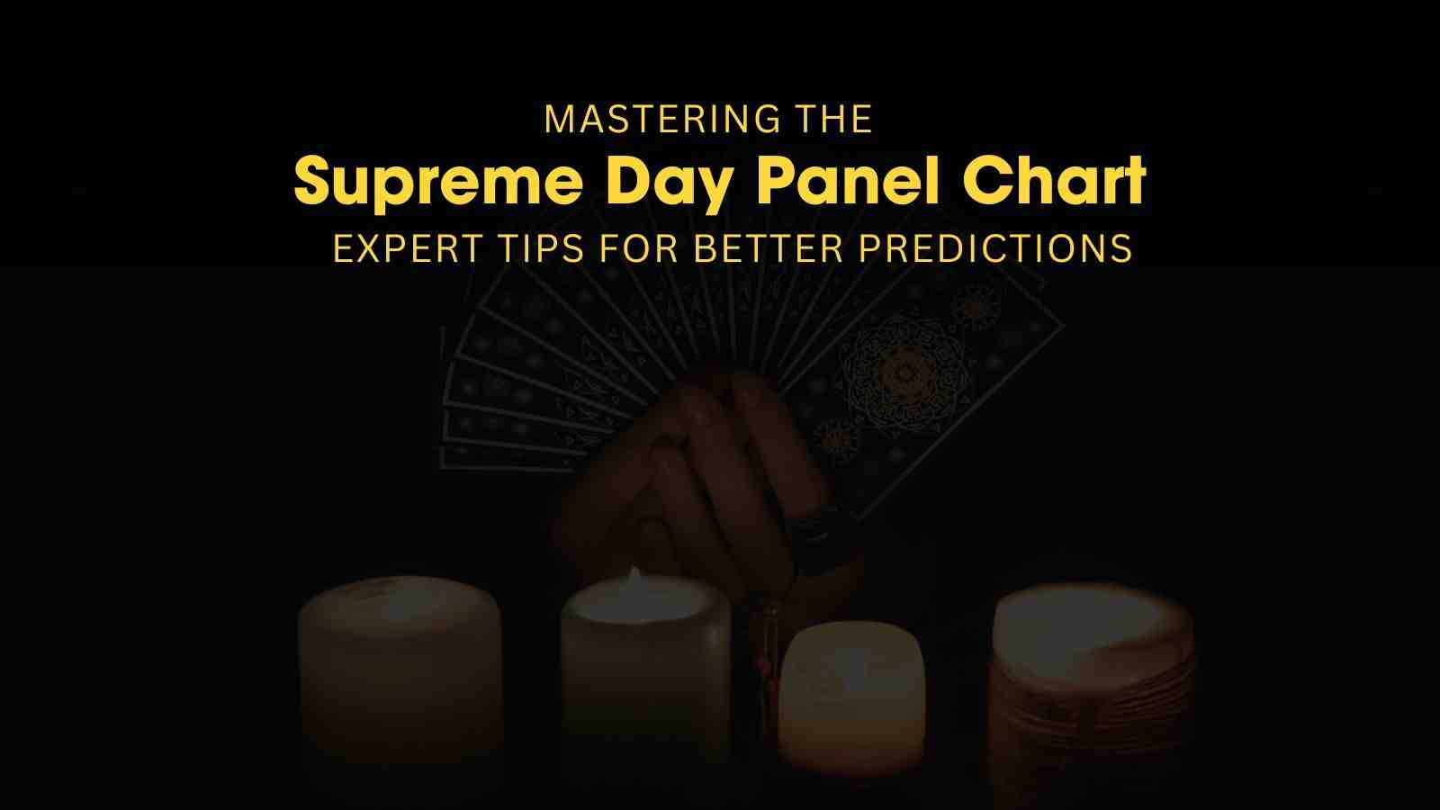 image of Supreme Day Panel Chart